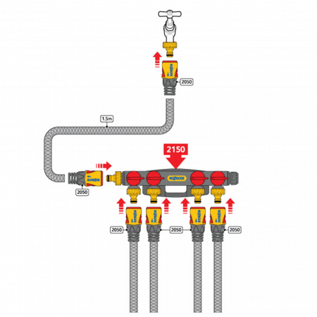 2150 - 4 Way Tap Connector (1)