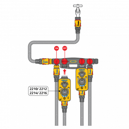 2150 - 4 Way Tap Connector (2)