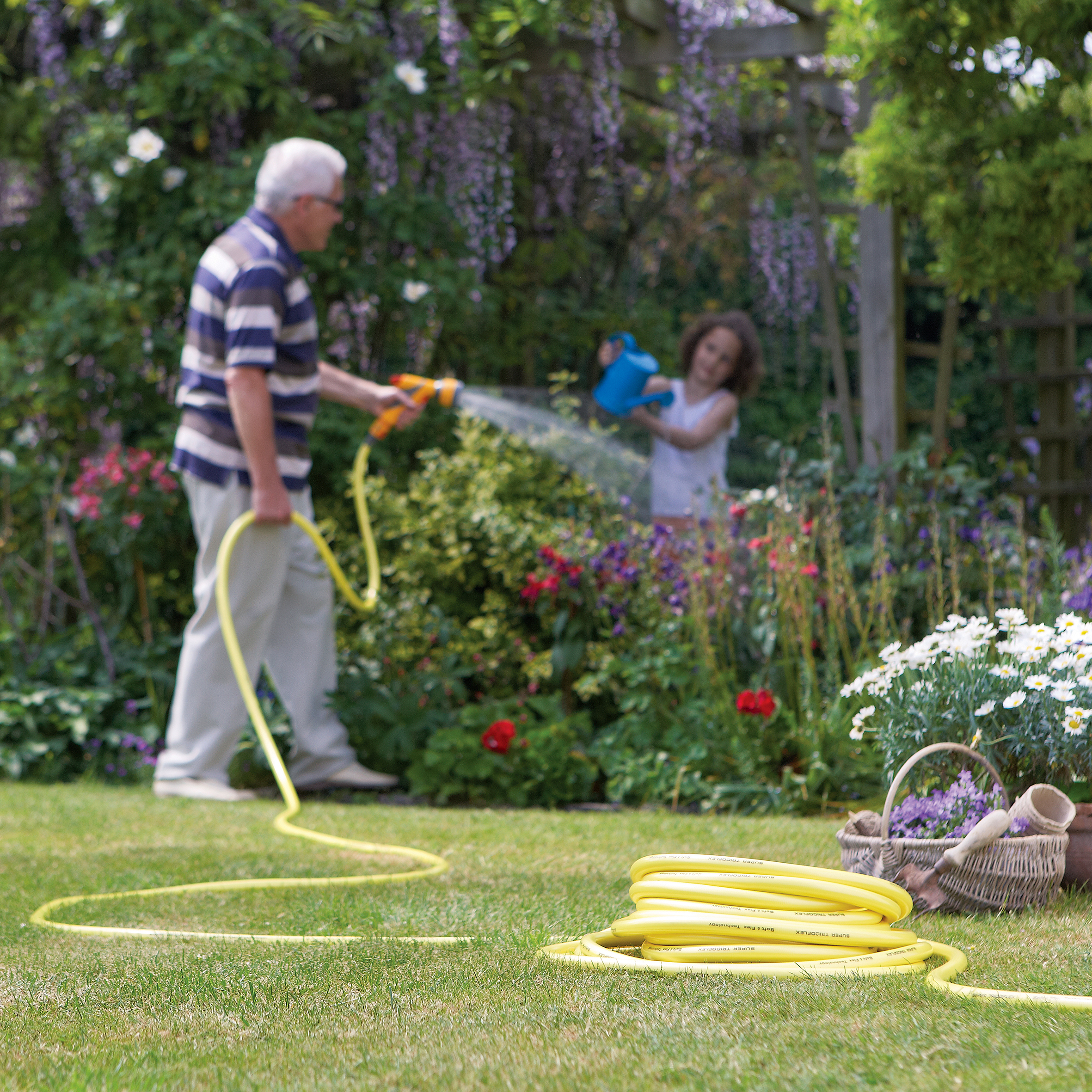 Ultimate Lifesyle - Mature Man Watering