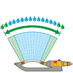 Hozelock Irrigatore rettangolare Aquasave